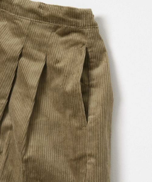 URBAN RESEARCH DOORS / アーバンリサーチ ドアーズ パンツ | 『WEB/一部店舗限定』コーデュロイWタックキュロット(KIDS) | 詳細3
