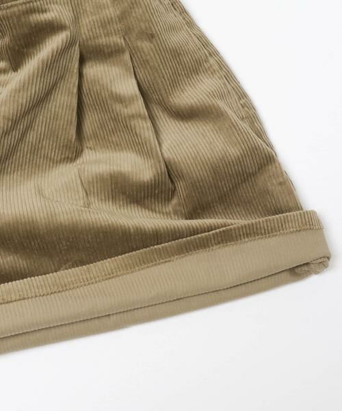 URBAN RESEARCH DOORS / アーバンリサーチ ドアーズ パンツ | 『WEB/一部店舗限定』コーデュロイWタックキュロット(KIDS) | 詳細4