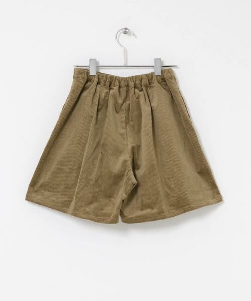 URBAN RESEARCH DOORS / アーバンリサーチ ドアーズ パンツ | 『WEB/一部店舗限定』コーデュロイWタックキュロット(KIDS) | 詳細5