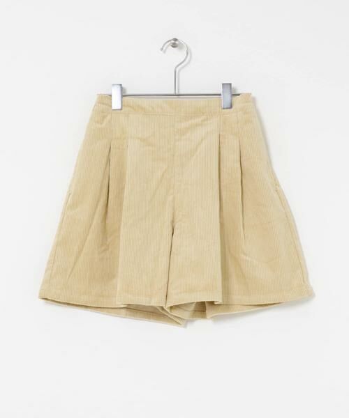 URBAN RESEARCH DOORS / アーバンリサーチ ドアーズ パンツ | 『WEB/一部店舗限定』コーデュロイWタックキュロット(KIDS) | 詳細8