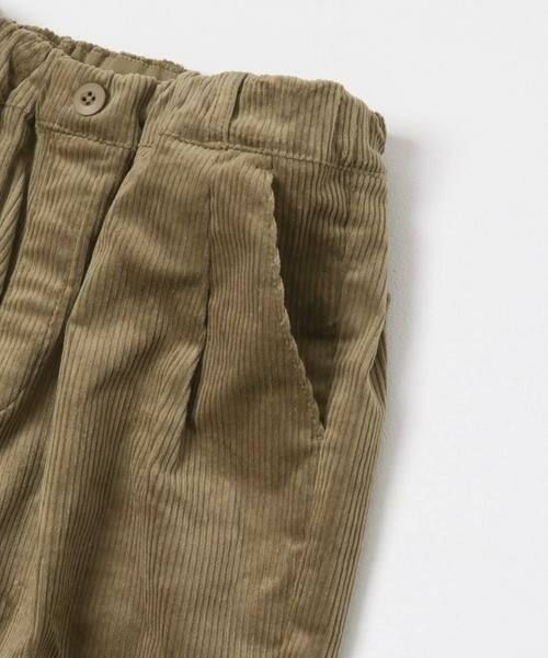 URBAN RESEARCH DOORS / アーバンリサーチ ドアーズ パンツ | 『WEB/一部店舗限定』コーデュロイタックパンツ(KIDS) | 詳細3