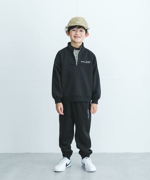 URBAN RESEARCH DOORS / アーバンリサーチ ドアーズ パンツ | 『セットアップ対応』ダンボールニットスウェットパンツ(KIDS) | 詳細9