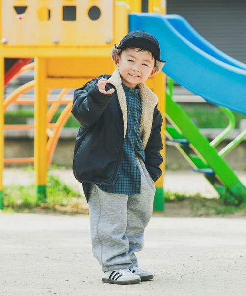 URBAN RESEARCH DOORS / アーバンリサーチ ドアーズ パンツ | 『セットアップ対応』ダンボールニットスウェットパンツ(KIDS) | 詳細15