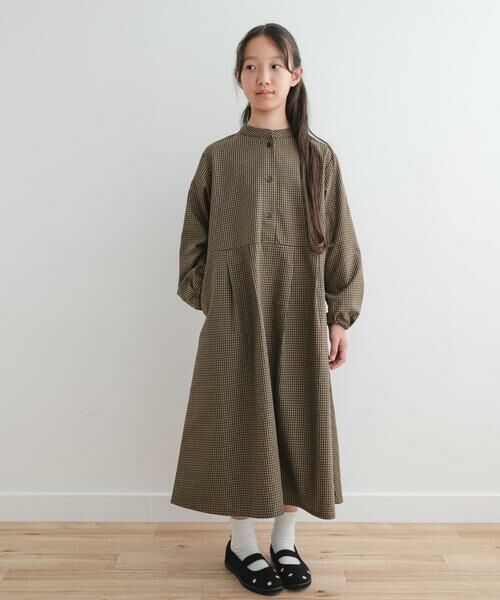 URBAN RESEARCH DOORS / アーバンリサーチ ドアーズ ワンピース | 『WEB/一部店舗限定』『親子リンク/UR TECH』チェック柄ワンピース(KIDS) | 詳細3
