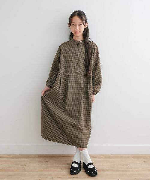 URBAN RESEARCH DOORS / アーバンリサーチ ドアーズ ワンピース | 『WEB/一部店舗限定』『親子リンク/UR TECH』チェック柄ワンピース(KIDS) | 詳細4