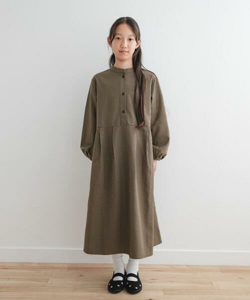 URBAN RESEARCH DOORS / アーバンリサーチ ドアーズ ワンピース | 『WEB/一部店舗限定』『親子リンク/UR TECH』チェック柄ワンピース(KIDS) | 詳細5