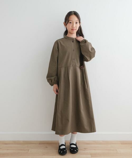 URBAN RESEARCH DOORS / アーバンリサーチ ドアーズ ワンピース | 『WEB/一部店舗限定』『親子リンク/UR TECH』チェック柄ワンピース(KIDS) | 詳細6