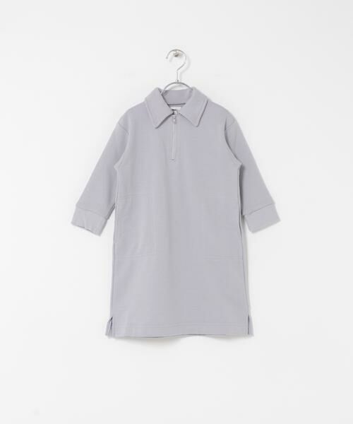 URBAN RESEARCH DOORS / アーバンリサーチ ドアーズ ワンピース | 『WEB/一部店舗限定サイズ』裏毛ハーフジップワンピース(KIDS) | 詳細5