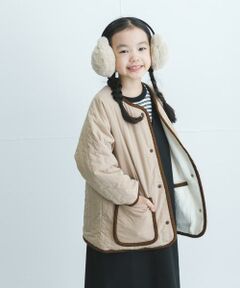 URBAN RESEARCH DOORS / アーバンリサーチ ドアーズ アウター | リバーシブルフリースコート(KIDS)