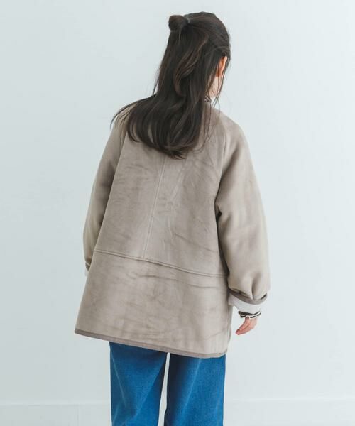 URBAN RESEARCH DOORS / アーバンリサーチ ドアーズ アウター | リバーシブルフリースコート(KIDS) | 詳細4
