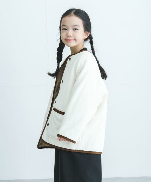 URBAN RESEARCH DOORS / アーバンリサーチ ドアーズ アウター | リバーシブルフリースコート(KIDS) | 詳細27