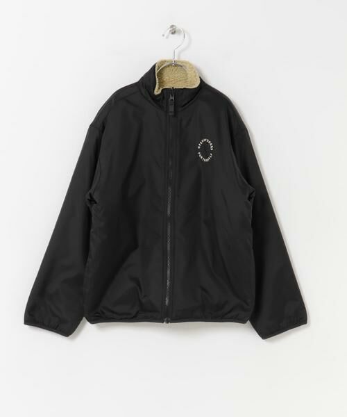 URBAN RESEARCH DOORS/アーバンリサーチ ドアーズ 『WEB/一部店舗限定』リバーシブルボアジャケット(KIDS) ブラック系その他 150
