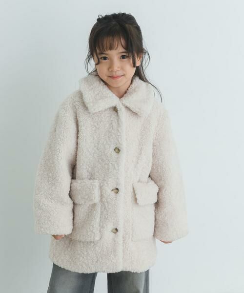 URBAN RESEARCH DOORS / アーバンリサーチ ドアーズ アウター | 『WEB/一部店舗限定サイズ』ボアコート(KIDS) | 詳細16