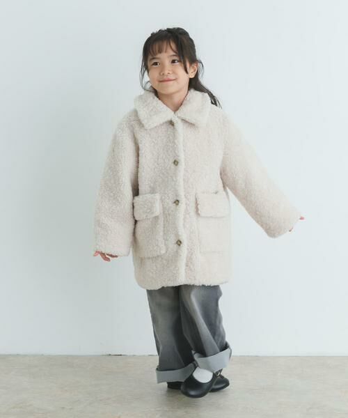 URBAN RESEARCH DOORS / アーバンリサーチ ドアーズ アウター | 『WEB/一部店舗限定サイズ』ボアコート(KIDS) | 詳細25