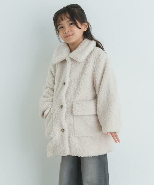 URBAN RESEARCH DOORS / アーバンリサーチ ドアーズ アウター | 『WEB/一部店舗限定サイズ』ボアコート(KIDS) | 詳細17