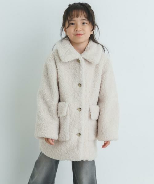 URBAN RESEARCH DOORS / アーバンリサーチ ドアーズ アウター | 『WEB/一部店舗限定サイズ』ボアコート(KIDS) | 詳細20