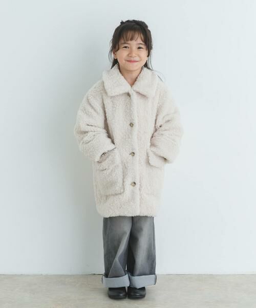 URBAN RESEARCH DOORS / アーバンリサーチ ドアーズ アウター | 『WEB/一部店舗限定サイズ』ボアコート(KIDS) | 詳細21