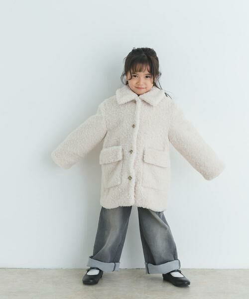 URBAN RESEARCH DOORS / アーバンリサーチ ドアーズ アウター | 『WEB/一部店舗限定サイズ』ボアコート(KIDS) | 詳細23