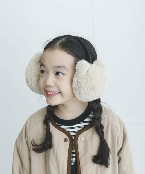 URBAN RESEARCH DOORS/アーバンリサーチ ドアーズ アニマルファーイヤーマフ(KIDS) ベージュ one URBAN RESEARCH DOORS/アーバンリサーチ ドアーズ アニマルファーイヤーマフ(KIDS) ベージュ one