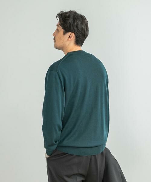 URBAN RESEARCH DOORS / アーバンリサーチ ドアーズ シャツ・ブラウス | LIFE STYLE TAILOR　マシンウォッシャブルハイゲージクルーニット | 詳細3