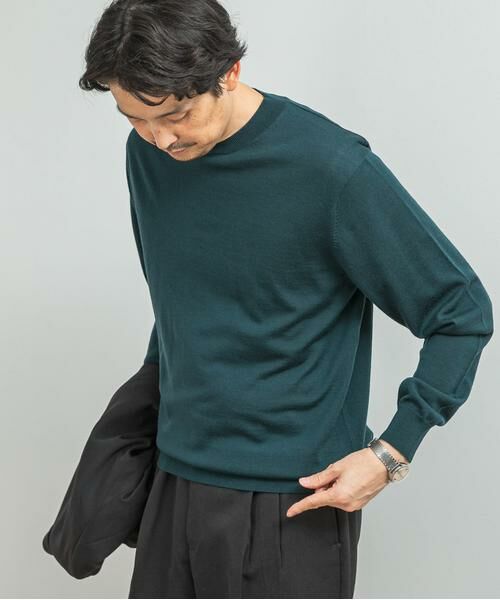 URBAN RESEARCH DOORS / アーバンリサーチ ドアーズ シャツ・ブラウス | LIFE STYLE TAILOR　マシンウォッシャブルハイゲージクルーニット | 詳細4