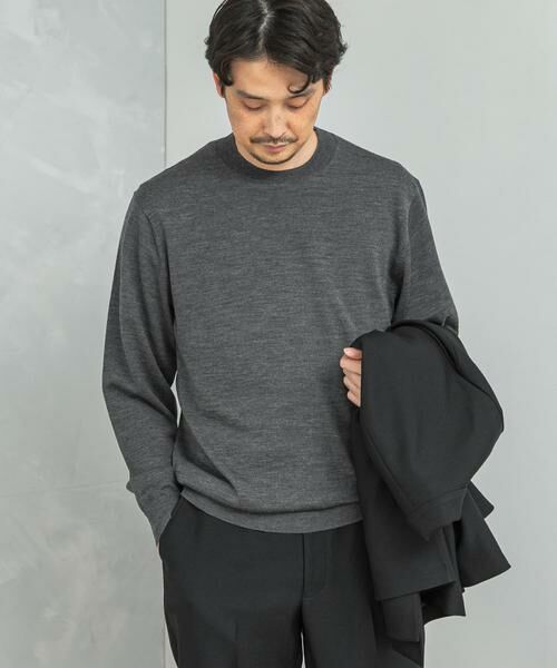 URBAN RESEARCH DOORS / アーバンリサーチ ドアーズ シャツ・ブラウス | LIFE STYLE TAILOR　マシンウォッシャブルハイゲージクルーニット | 詳細30