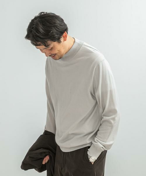 URBAN RESEARCH DOORS / アーバンリサーチ ドアーズ シャツ・ブラウス | LIFE STYLE TAILOR　マシンウォッシャブルハイゲージモックニット | 詳細11