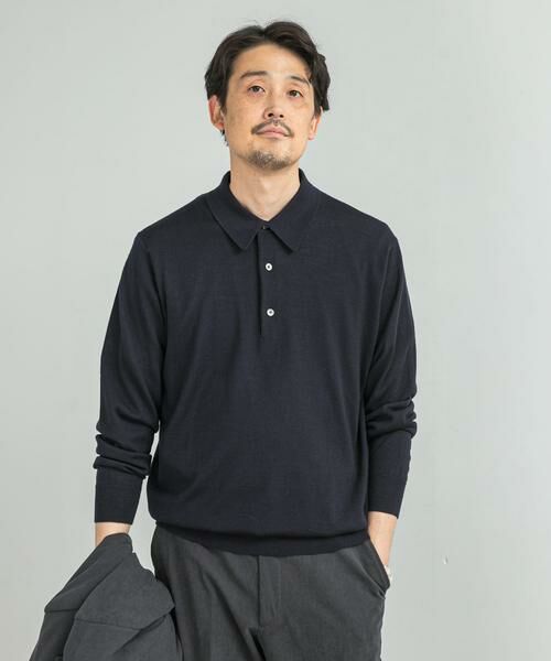 URBAN RESEARCH DOORS / アーバンリサーチ ドアーズ シャツ・ブラウス | LIFE STYLE TAILOR　マシンウォッシャブルハイゲージニットポロ | 詳細3