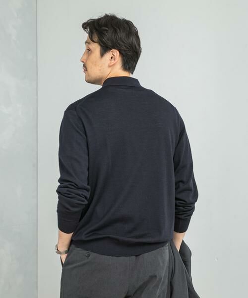 URBAN RESEARCH DOORS / アーバンリサーチ ドアーズ シャツ・ブラウス | LIFE STYLE TAILOR　マシンウォッシャブルハイゲージニットポロ | 詳細5