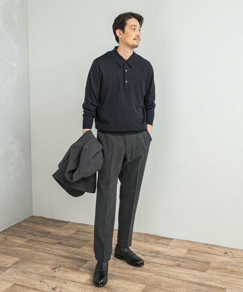 URBAN RESEARCH DOORS / アーバンリサーチ ドアーズ シャツ・ブラウス | LIFE STYLE TAILOR　マシンウォッシャブルハイゲージニットポロ | 詳細8