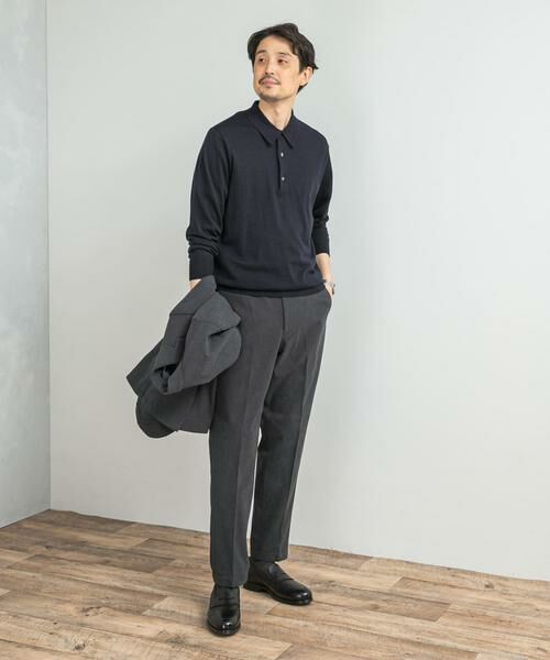 URBAN RESEARCH DOORS / アーバンリサーチ ドアーズ シャツ・ブラウス | LIFE STYLE TAILOR　マシンウォッシャブルハイゲージニットポロ | 詳細9