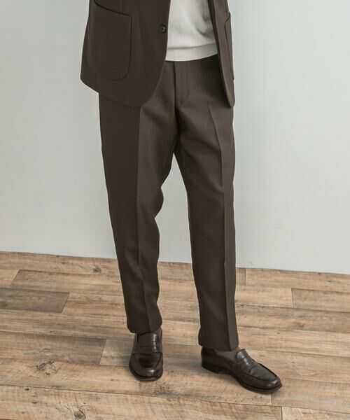 URBAN RESEARCH DOORS / アーバンリサーチ ドアーズ スラックス・ドレスパンツ | LIFE STYLE TAILOR ウールライクツイルコンフォータブルパンツ | 詳細2