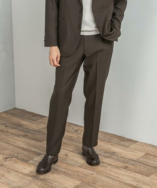 URBAN RESEARCH DOORS/アーバンリサーチ ドアーズ LIFE STYLE TAILOR ウールライクツイルコンフォータブルパンツ ブラウン系その他 M URBAN RESEARCH DOORS/アーバンリサーチ ドアーズ LIFE STYLE TAILOR ウールライクツイルコンフォータブルパンツ ブラウン系その他 M