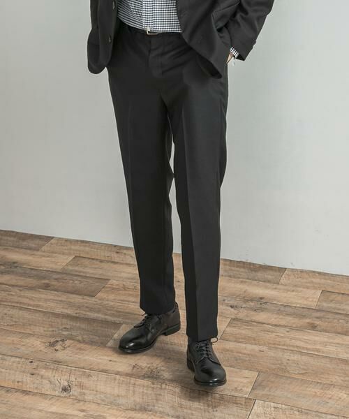 URBAN RESEARCH DOORS/アーバンリサーチ ドアーズ LIFE STYLE TAILOR ウールライクツイルコンフォータブルパンツ ネイビー S URBAN RESEARCH DOORS/アーバンリサーチ ドアーズ LIFE STYLE TAILOR ウールライクツイルコンフォータブルパンツ ネイビー S