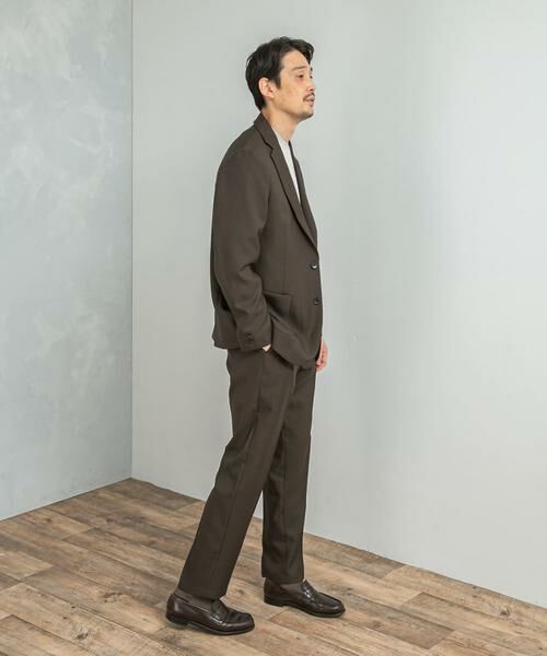 URBAN RESEARCH DOORS / アーバンリサーチ ドアーズ その他アウター | LIFE STYLE TAILOR　ウールライクツイルコンフォータブルジャケット | 詳細3