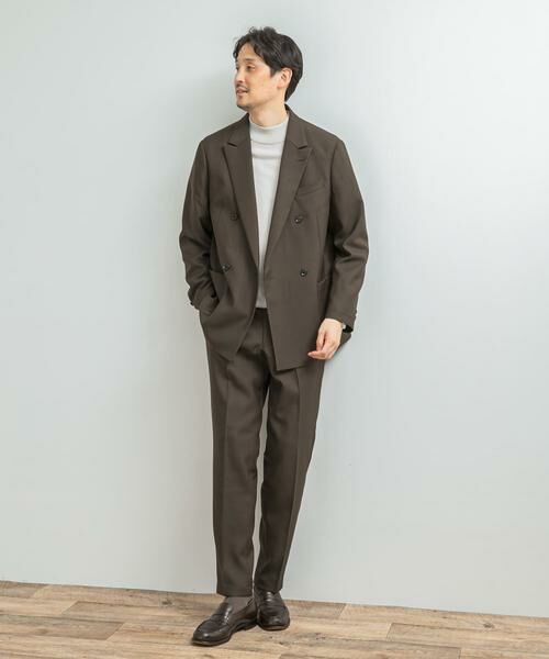 URBAN RESEARCH DOORS / アーバンリサーチ ドアーズ その他アウター | LIFE STYLE TAILOR　ウールライクツイルコンフォータブル Wジャケット | 詳細3