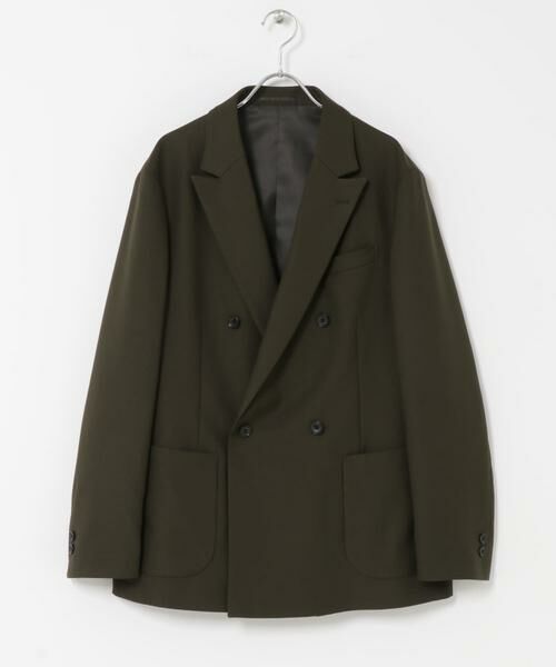 URBAN RESEARCH DOORS / アーバンリサーチ ドアーズ その他アウター | LIFE STYLE TAILOR　ウールライクツイルコンフォータブル Wジャケット | 詳細5