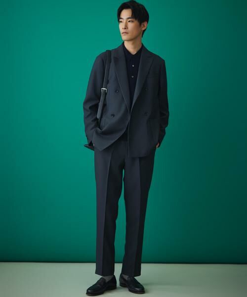 URBAN RESEARCH DOORS / アーバンリサーチ ドアーズ その他アウター | LIFE STYLE TAILOR　ウールライクツイルコンフォータブル Wジャケット | 詳細17