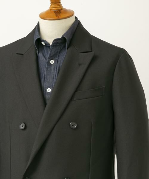 URBAN RESEARCH DOORS / アーバンリサーチ ドアーズ その他アウター | LIFE STYLE TAILOR　ウールライクツイルコンフォータブル Wジャケット | 詳細11