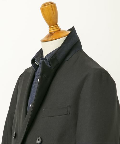 URBAN RESEARCH DOORS / アーバンリサーチ ドアーズ その他アウター | LIFE STYLE TAILOR　ウールライクツイルコンフォータブル Wジャケット | 詳細12