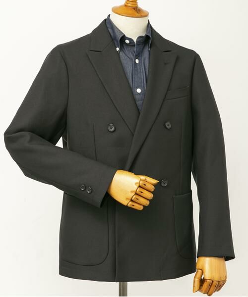 URBAN RESEARCH DOORS / アーバンリサーチ ドアーズ その他アウター | LIFE STYLE TAILOR　ウールライクツイルコンフォータブル Wジャケット | 詳細13