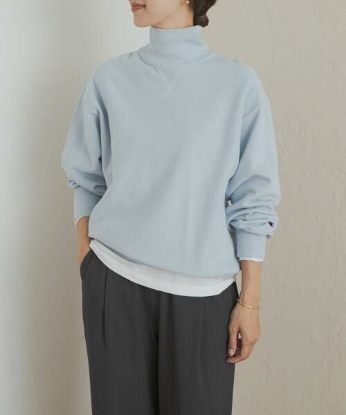 URBAN RESEARCH DOORS / アーバンリサーチ ドアーズ スウェット | 『別注』Champion×DOORS　Highneck Sweatshirts | 詳細1