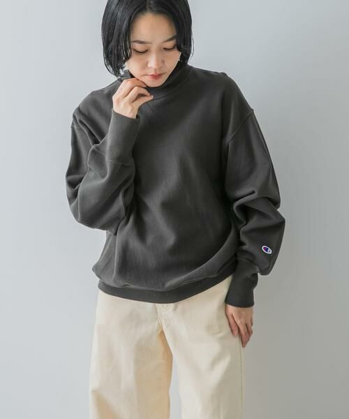 URBAN RESEARCH DOORS / アーバンリサーチ ドアーズ スウェット | 『別注』Champion×DOORS　Highneck Sweatshirts | 詳細13