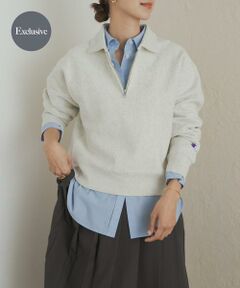 URBAN RESEARCH DOORS / アーバンリサーチ ドアーズ スウェット | 『別注』Champion×DOORS　Half Zip Sweatshirts