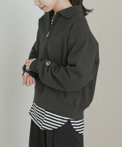 URBAN RESEARCH DOORS / アーバンリサーチ ドアーズ スウェット | 『別注』Champion×DOORS　Half Zip Sweatshirts | 詳細17