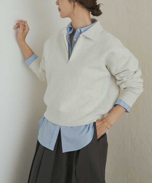 URBAN RESEARCH DOORS / アーバンリサーチ ドアーズ スウェット | 『別注』Champion×DOORS　Half Zip Sweatshirts | 詳細23