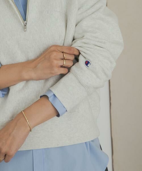 URBAN RESEARCH DOORS / アーバンリサーチ ドアーズ スウェット | 『別注』Champion×DOORS　Half Zip Sweatshirts | 詳細26