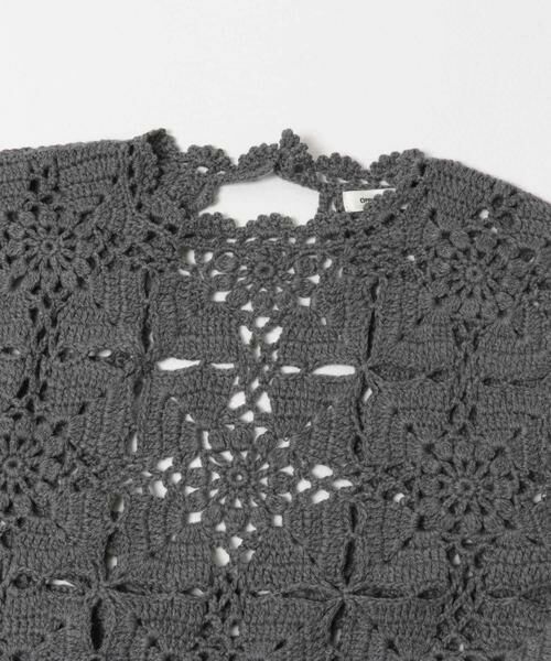 URBAN RESEARCH DOORS / アーバンリサーチ ドアーズ ニット・セーター | OPEN SESAME CLUB　cashmere fleur lace tops | 詳細4