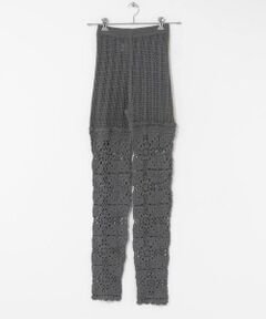 URBAN RESEARCH DOORS / アーバンリサーチ ドアーズ レギンス・スパッツ | OPEN SESAME CLUB　cashmere lace leggings