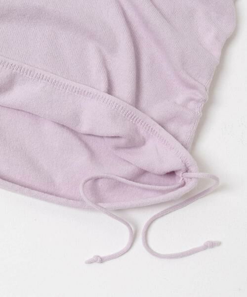 URBAN RESEARCH DOORS / アーバンリサーチ ドアーズ ニット・セーター | unfil　silkcotton short-sleeve gatherdpullover | 詳細5